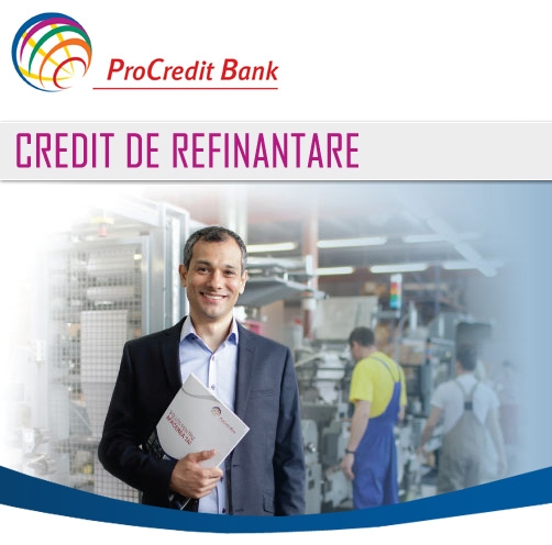 Poza Ce credit de refinantare ofera ProCredit Bank