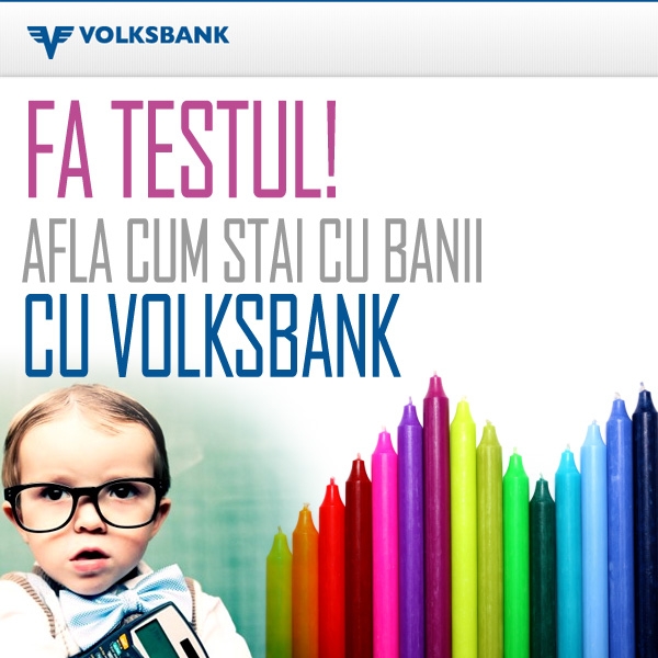 Poza Volksbank ne aduce un test folositor pentru a afla cum stam cu banii